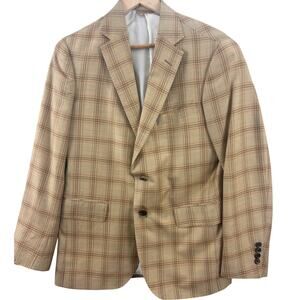 RCI by Tom James Plaid Sport Coat Blazer Mens Medium Holland & Sherry
